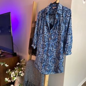 Gorgeous Paisley Juicy Couture Tunic Shirt Dress